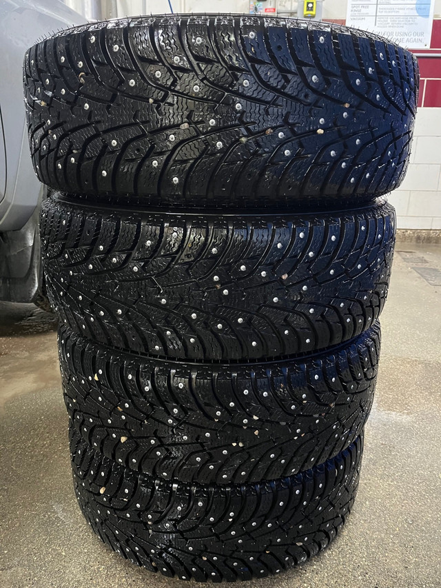 205/55r16 Studded Winter tires + rims (5x100 Bolt pattern) in Tires & Rims in Winnipeg - Image 2