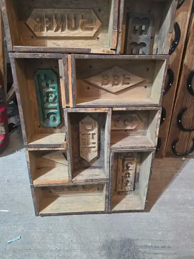 Printers Block Display Shelf, View more