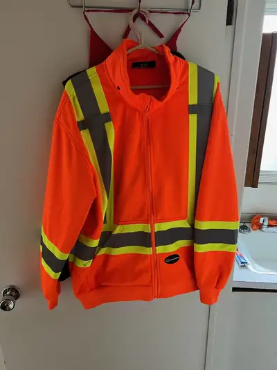 reflective work coat, 2XL, View more