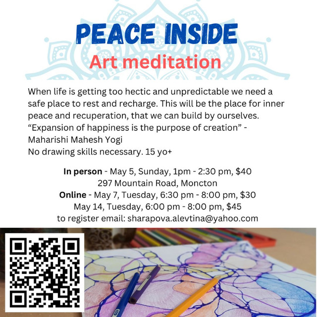 Art Meditation in Classes & Lessons in Moncton