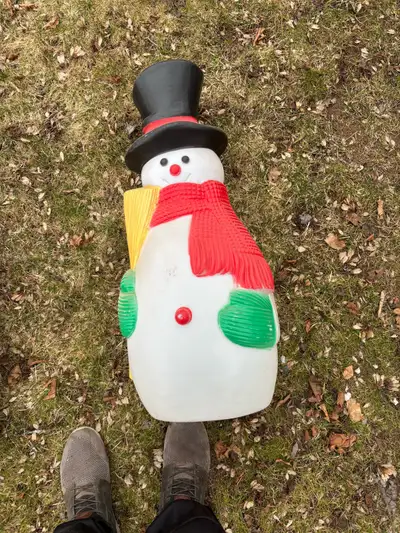 Blow Mold Snowman, View more