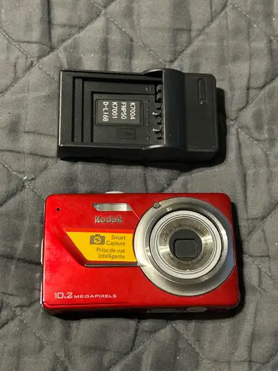 Kodak EasyShare M340 10.2MP Digital Camera - Red, View more