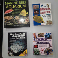 Salt water/reef aquarium books $20