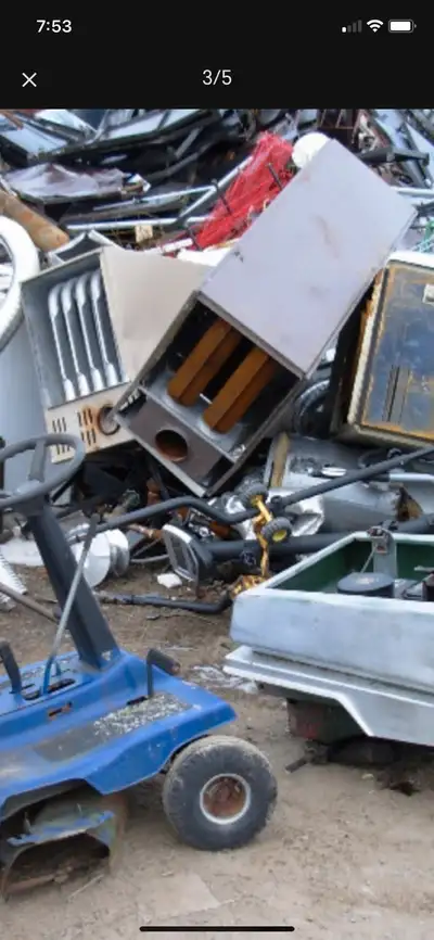 Free scrap metal pick up , View more