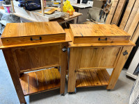 Rustic Solid Wood Coolers
