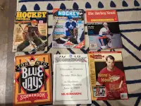 Hockey Baseball Collector Magazines and Yearbooks/Scorecards
