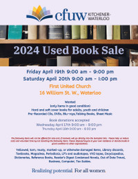 CFUW K-W 57th Annual Used Book Sale