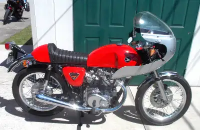Seven years after buying a basket case I finished my project only to not be able to ride due to heal...