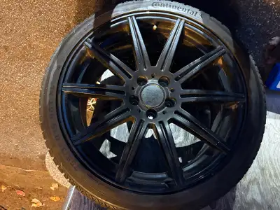 Off of 2020 Audi A5 sport back. High-performance Continental VikingContact 7 winter tires mounted on...
