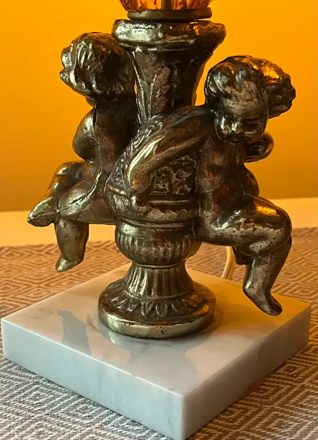 Vintage Cherub Table Lamps  in Indoor Lighting & Fans in Mississauga / Peel Region - Image 4