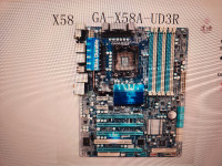 X58A gigabyte DDR3 Motherboard package.