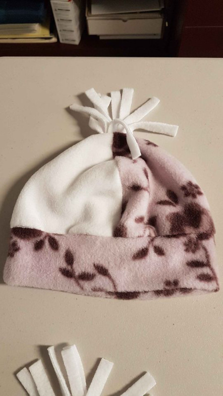 New Handcrafted Fleece Hats Girl Baby/Toddler in Clothing - 18-24 Months in Peterborough - Image 3