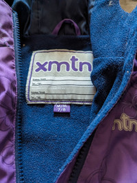 Xmtn coat size 7/8