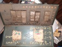 Tool box found in field. Box says 20" Clamshell