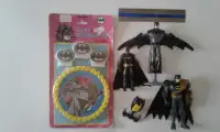 BATMAN CAKE DECORATOR Set, 1992 Batman Returns, with 3 Batmans