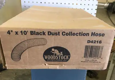 Dust Collection Hose 4”, collapsable, View more