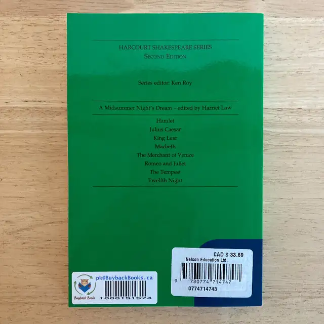 *$29 Brand New HARCOURT A MIDSUMMER NIGHT’S DREAM, GTA Delivery in Textbooks in City of Toronto - Image 3