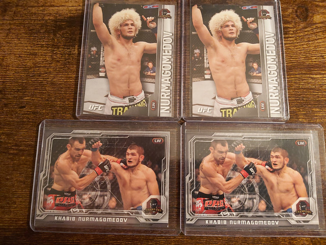 UFC Khabib Nurmagomedov Topps Cards in Arts & Collectibles in Peterborough - Image 3