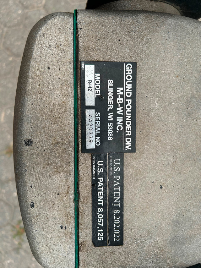 MBW Jack Hammer Tamper (Honda engine) in Power Tools in Saskatoon - Image 4