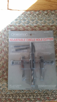 FORESTER ADJUSTABLE CIRCLE HOLE CUTTER