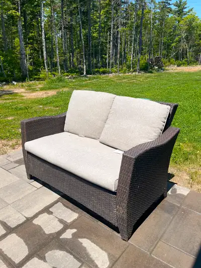 Outdoor love seat SOLD, View more