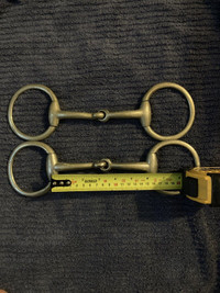 Various English Snaffle Used Bits - 4 3/4"-6"