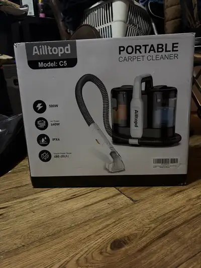 Brand new AILLTOPD MODEL :C5 Portable Carpet Cleaner $560.00 New in stores asking $300.00 O.B.O.