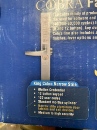 King Cobra Narrow Stile Lock