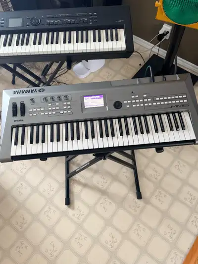 Yamaha MM6 Stage Piano Music Synthesizer Workstation with Stand, View more
