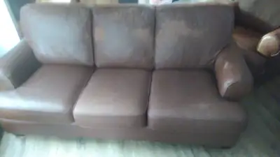 Great solid comfortable. Some distressing look but other wise lots of use yet. $350 free delivery wi...