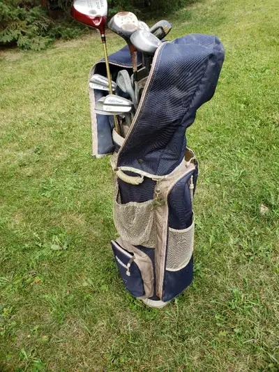 Used Golf Clubs with strapped bag, View more