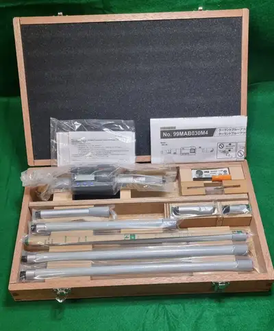 For sale brand NEW 8-60” Mitutoyo 337-304 Digimatic Tubular Inside Micrometer 337-304 Mitutoyo Exten...