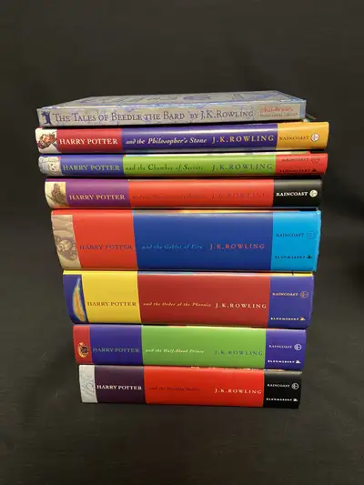 MINT  HARRY POTTER HARDCOVER 8 BOOK SET 4 1ST Edition DJ RARE, View more