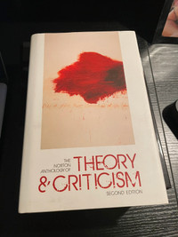 Norton Anthology of Theory & Criticism 2nd Ed. Hardcover
