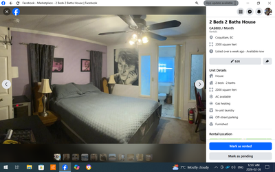 Room for 1 in Coquitlam 750.00 all utilities included Off street parking. Five min walk to Superstor...