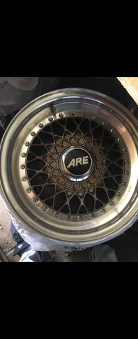 Rare 90's Authentic 3 piece wheels