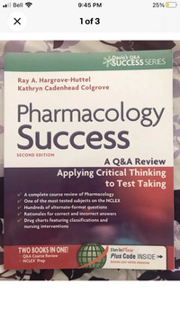 Pharmacology Success 2nd edition Q & A NCLEX 
