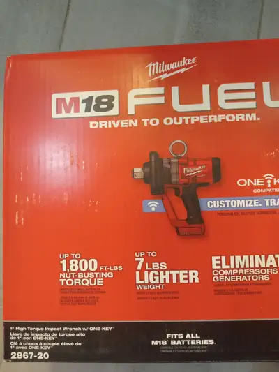 Milwaukee 1 inch drive impact $900 New, View more