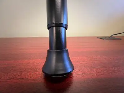 32-47" Adjustable Black Metal Curtain Tension Rod, View more