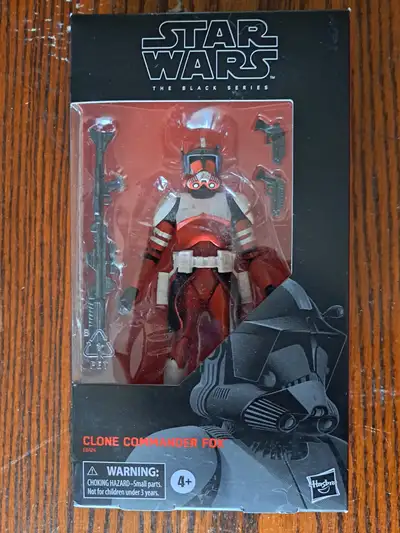 STAR WARS 6' CLONE COMMANDER FOX BLACK SERIES ACTION FIGURE., View more