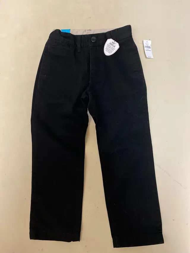 NEW GAP kids boys size 5 black dress pants 