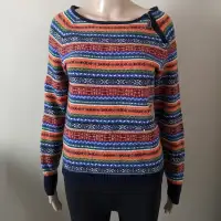 Tommy Hilfiger fair isle knit sweater, women's small