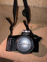 Minolta Maxxum 5000i Camera Lenses, Case, Flash  on