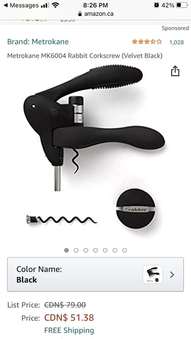 The Original  Rabbit Corkscrew64694952595585120