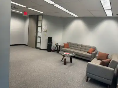 Office space for sublet. Includes 2 office rooms, boardroom, reception area and kitchen. Convenientl...