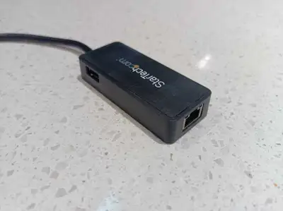 USB 3.0 to Gigabit Ethernet Adapter Asking $10 StarTech.com Model #USB31000SPTB Compatable to wth al...