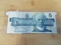 1986 Canada   $5 BC 56e-i UNC Banknote