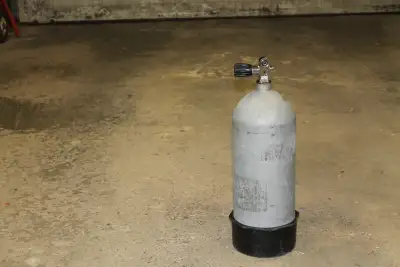95 cu.in steel tank