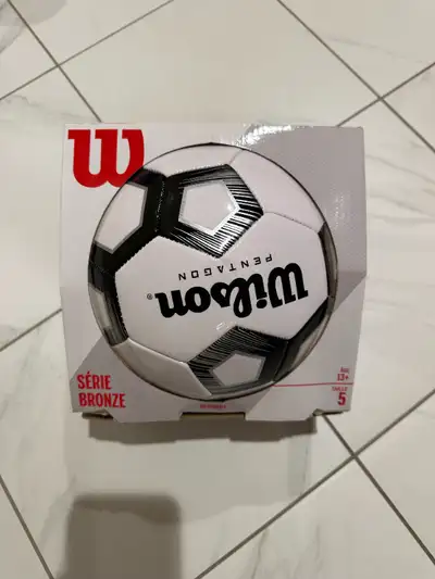 Jayden Nelson Wilson Soccer Ball Age 13 and Size 5 $130, View more