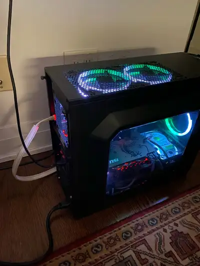 MSI Desktop Gaming PC+ monitor + keyboard, View more